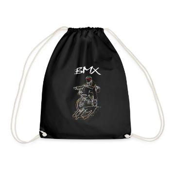BMX - Drawstring Bag - black - Front