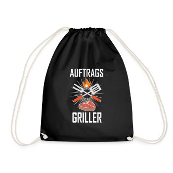 Grill - Drawstring Bag - black - Front