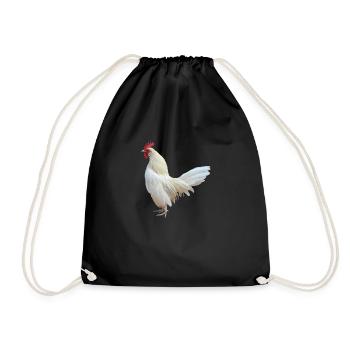 coq de poulet de poulet coq - Sac de sport léger - noir - Devant