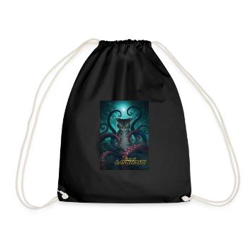 Cats of Catthulhu - Turnbeutel - Schwarz - Vorne