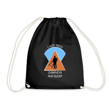 Chimney Sweep Chimney Sweep - Drawstring Bag - black - Front