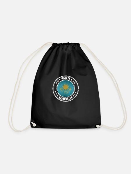 Made in Kazakhstan - Turnbeutel - Schwarz