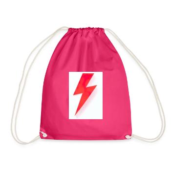 Rote Blitze - Turnbeutel - Fuchsia - Vorne
