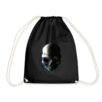 Skull | Skull - Drawstring Bag - black - Front