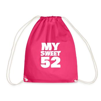 Sweet 52 - Turnbeutel - Fuchsia - Vorne