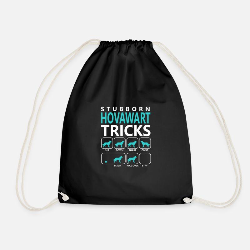 Hartnäckige Hovawart-Tricks - Turnbeutel - Schwarz