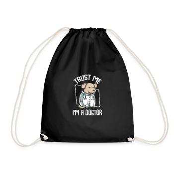 Faites-moi confiance, je suis un vétérinaire Dogtor Dogs Animal Practice - Sac de sport léger - noir - Devant