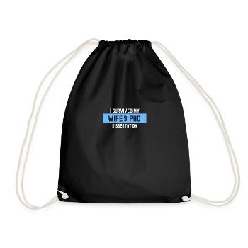 J'ai donné mon doctorat à ma femme - Sac de sport léger - noir - Devant