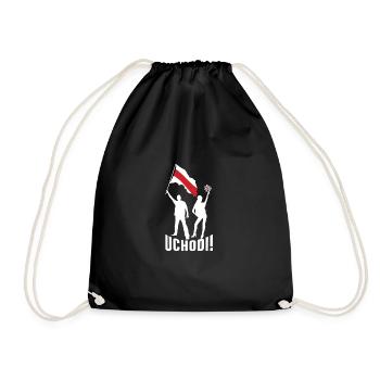 Belarus Belarus Pride Love Solidarity - Drawstring Bag - black - Front