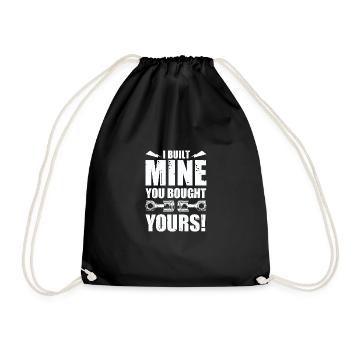 J'ai construit le mien, vous avez acheté le vôtre! conception - Sac de sport léger - noir - Devant