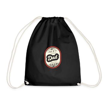 Father's Day - Drawstring Bag - black - Front
