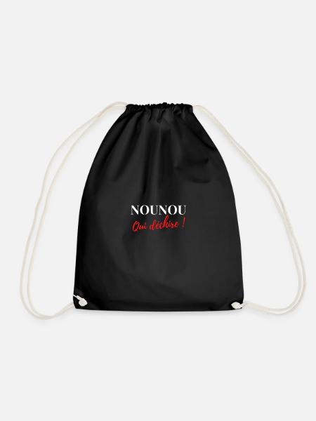 Nounou qui déchire - Sac de sport léger - noir