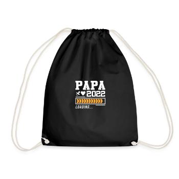 Je vais papa 2022 papa papa grossesse - Sac de sport léger - noir - Devant