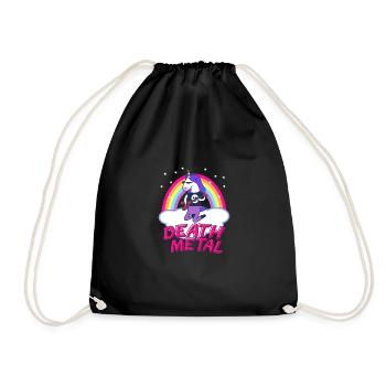 Death Metal Heavy Metal T-shirt arc-en-ciel - Sac de sport léger - noir - Devant
