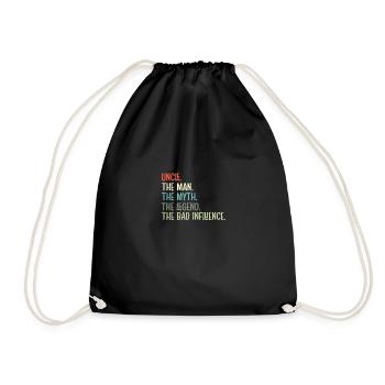 Rétro Uncle Godfather Legend Vintage - Sac de sport léger - noir - Devant