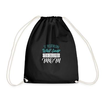 TRIATHLON FACILE, ÇA S’APPELLERAIT YOUR MOM Gifts - Sac de sport léger - noir - Devant