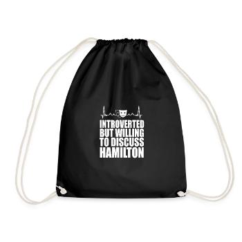 Theatre motif for theatre actors - Drawstring Bag - black - Front