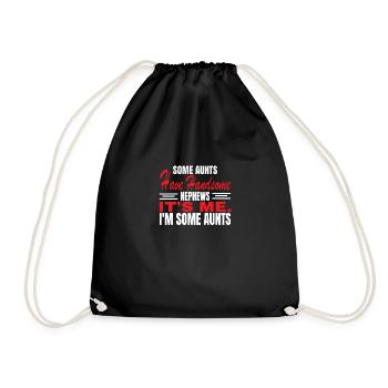Certaines tantes ont de beaux parents de neveu - Sac de sport léger - noir - Devant