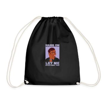 Restez debout, laissez-moi ce gars - Sac de sport léger - noir - Devant
