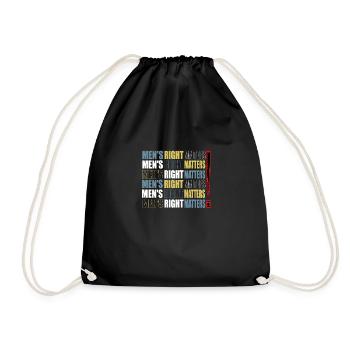 Les droits des hommes comptent Citation de l’homme Cadeau de l’égalité - Sac de sport léger - noir - Devant