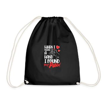 Chihuahuas doux Amour Chihuahua - Sac de sport léger - noir - Devant