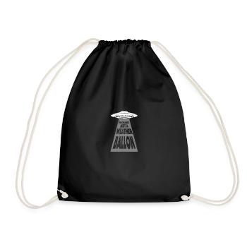 Alien Meme Aliens Ufo Weather Balloon Ufo - Sac de sport léger - noir - Devant