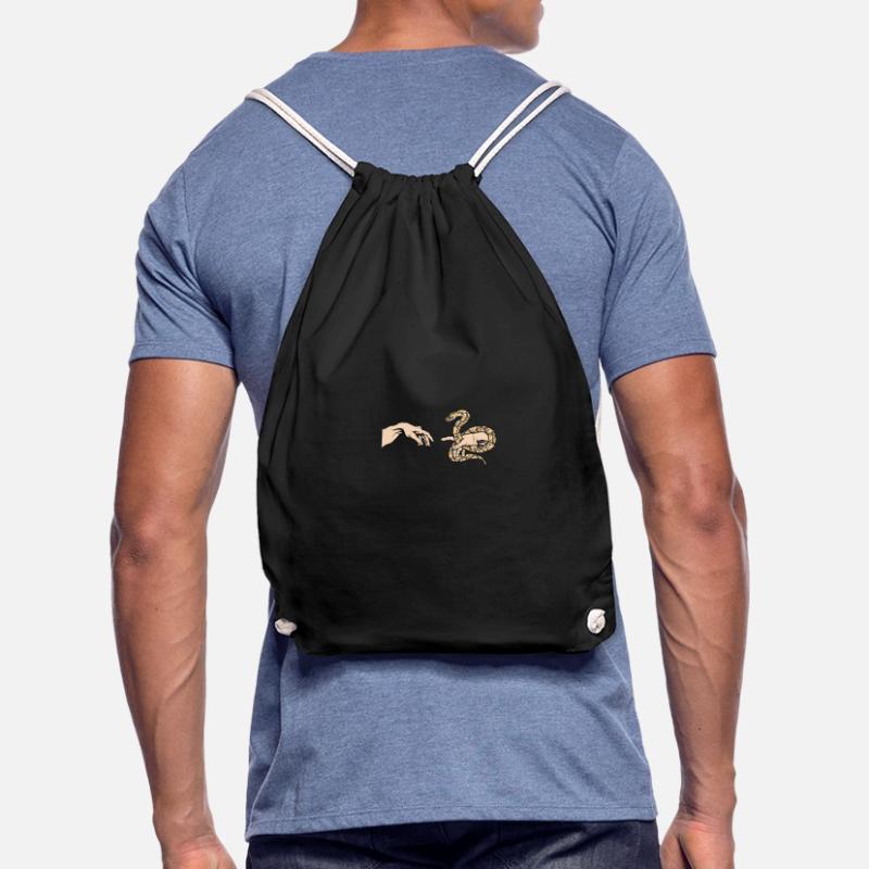 Python Love Funny Python Snake Drawstring Bag