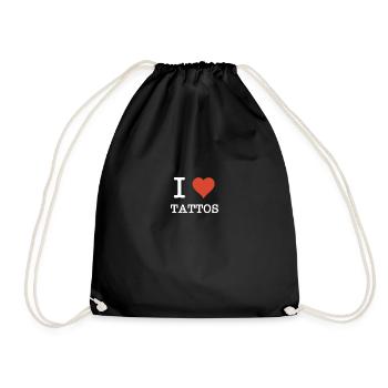 Tatoueur Tatouage Drôle - Sac de sport léger - noir - Devant