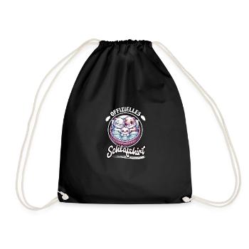 Chemise de nuit officielle Chat Famille Hommes Femmes - Sac de sport léger - noir - Devant