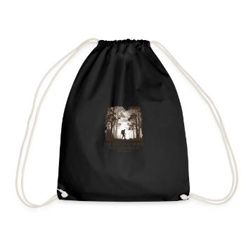 Christian - I can do everything through Christ - Drawstring Bag - black - Front
