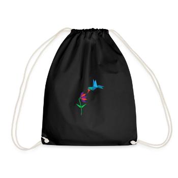 Origami Bird Orendamist Poison - Drawstring Bag - black - Front