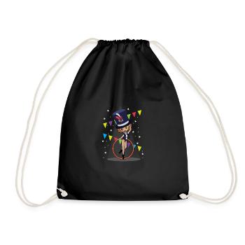 Un cadeau de magicien magicien - Sac de sport léger - noir - Devant