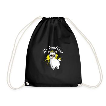 Pas de poison pour les amoureux des animaux problamama - Sac de sport léger - noir - Devant
