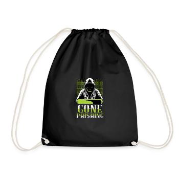 Fini le phishing. Majeure en informatique. Poison - Sac de sport léger - noir - Devant
