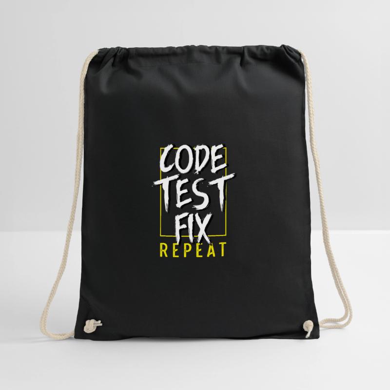 Code-Test-Fix. Computertechniker Gift Turnbeutel