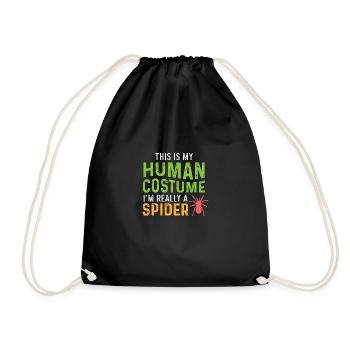 Costume humain. Partisans Poison - Sac de sport léger - noir - Devant