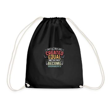 Only the Finest Loving Gift of God - Drawstring Bag - black - Front