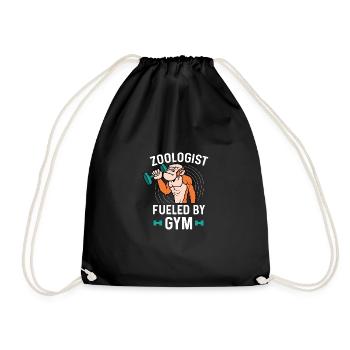 Chauffée avec le cadeau Gymgoer de gymnastique - Sac de sport léger - noir - Devant