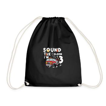 L’alarme retentit le poison du tout-petit - Sac de sport léger - noir - Devant