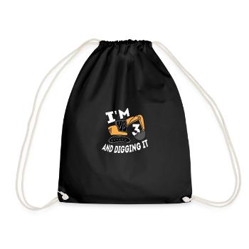 There are meat shops digging specialties gift - Drawstring Bag - black - Front