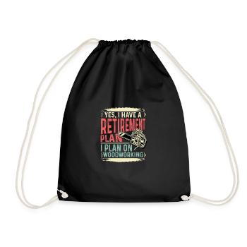 Pension Plan Schreiner Gift - Drawstring Bag - black - Front