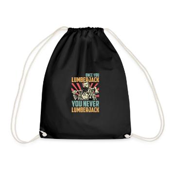 Vous n’avez jamais de cadeau lumberjack Carpenter - Sac de sport léger - noir - Devant