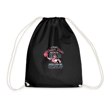 Too good looking Matching person gift - Drawstring Bag - black - Front