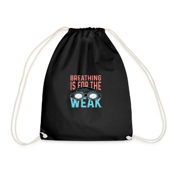 For the Weak Sprinters Poison - Drawstring Bag - black - Front