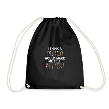 Se sentir mieux Cadeau d’artisan - Sac de sport léger - noir - Devant
