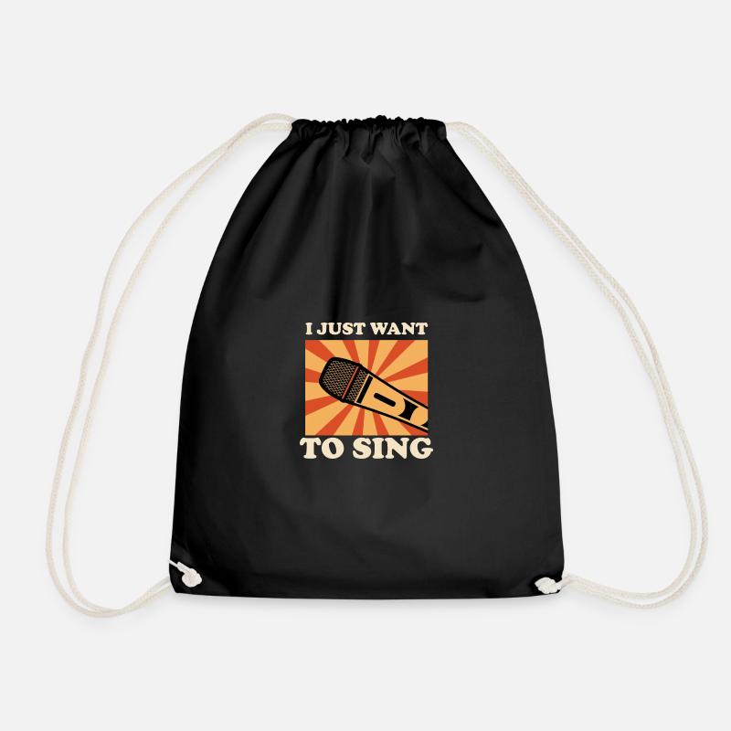 Will sing artist poison - Drawstring Bag - black