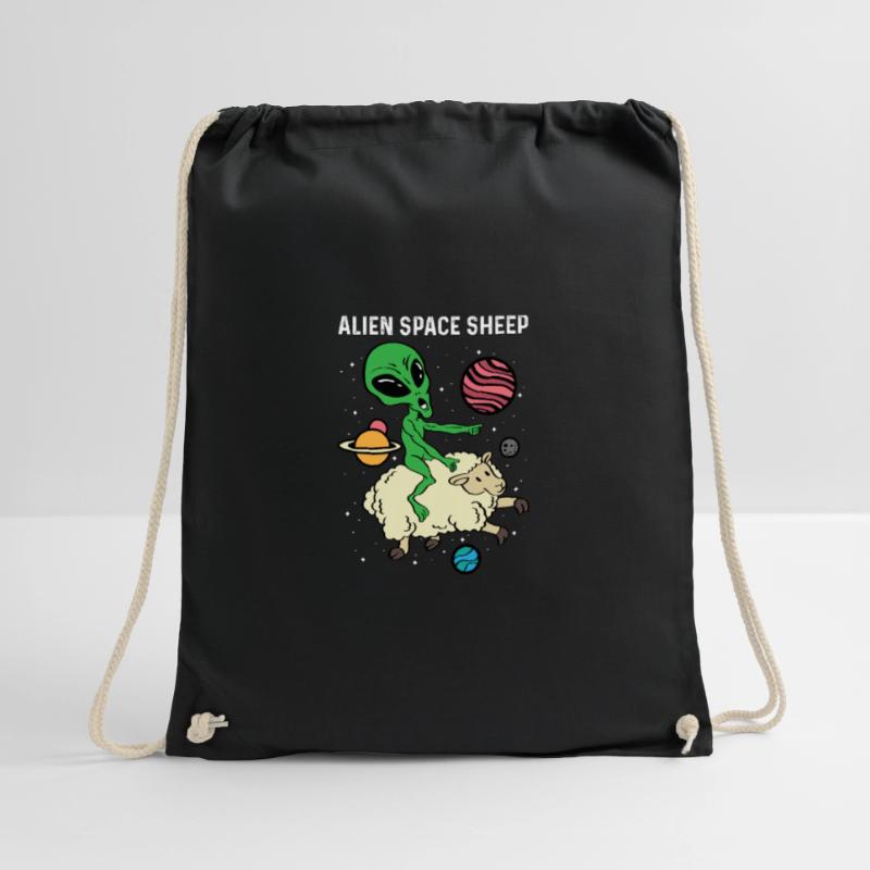 Alien Space Sheep Astronaut oder Weltraumpilot Ges Turnbeutel