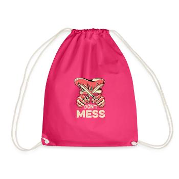 N’empoisonnez pas les critiques alimentaires - Sac de sport léger - fuchsia - Devant