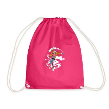 Breakdance Girl Dance Chorégraphe Cadeau - Sac de sport léger - fuchsia - Devant