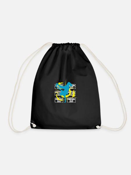 Breakdancer Hip-Hop Künstler Geschenk - Turnbeutel - Schwarz